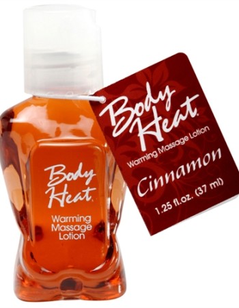 Body Heat Warming Massage Lotion - 1.25 Fl. Oz. - Cinnamon