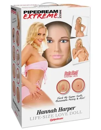 Pipedream Extreme Dollz Hannah Harper Life Size Love Doll