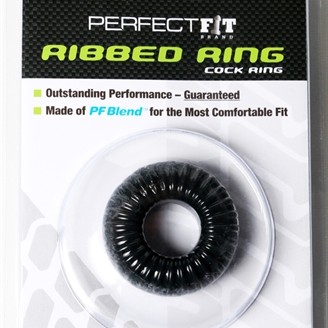 Ribbed Ring - Black