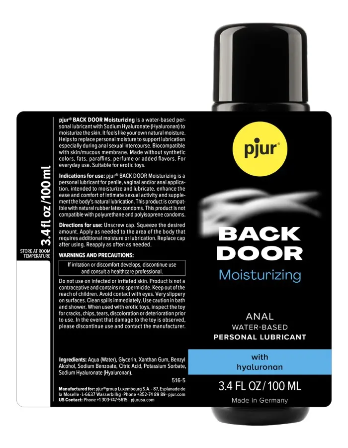 Pjur Backdoor - Water-Based Anal Glide - 8.5 Fl. Oz.