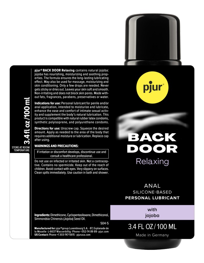Pjur Backdoor - Anal Glide - 8.5 Fl Oz/250ml
