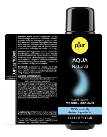 Pjur Aqua - 8.5 Fl. Oz. 250ml