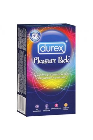 Durex Pleasure Pack - 12 Assorted Condoms