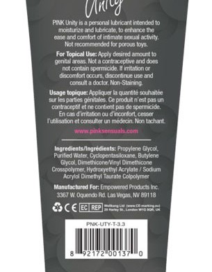Pink Unity 3.3 Oz. Tube