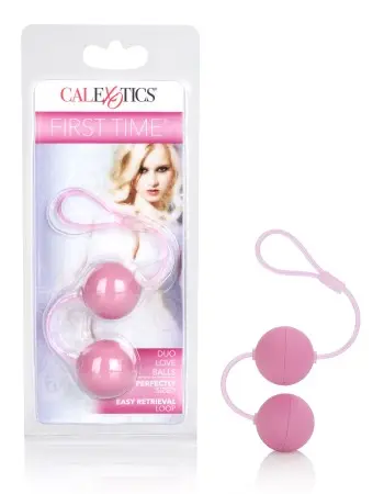 First Time Love Balls Duo Lovers - Pink