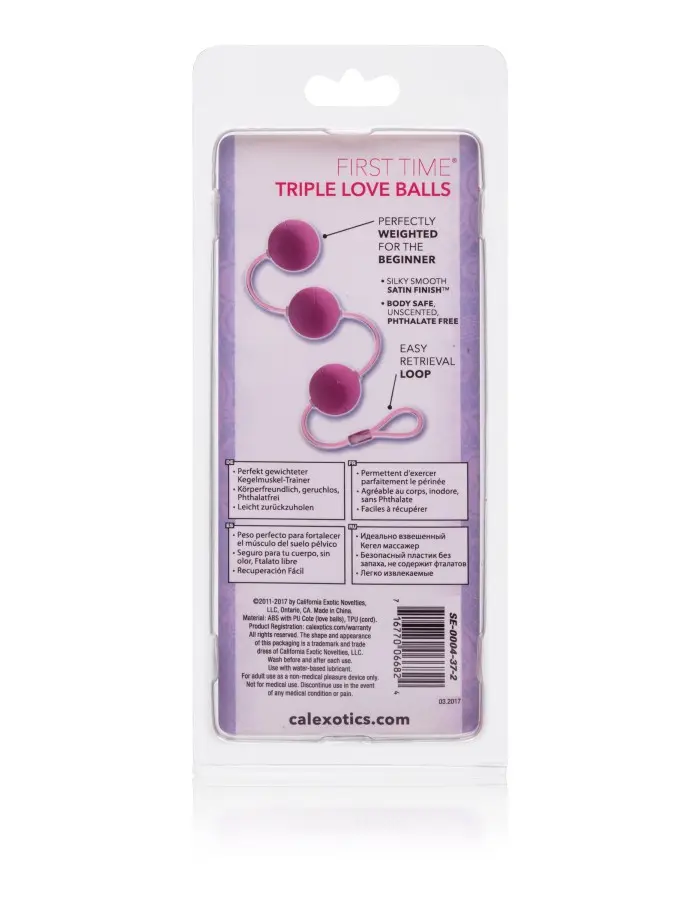 First Time Love Balls Triple Lovers - Pink