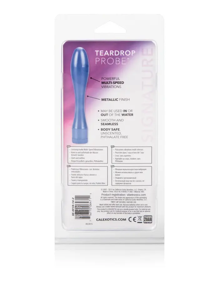 Water Missile Tear Drop Probe - Purple