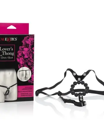 Lovers Thong With Stroker Beads