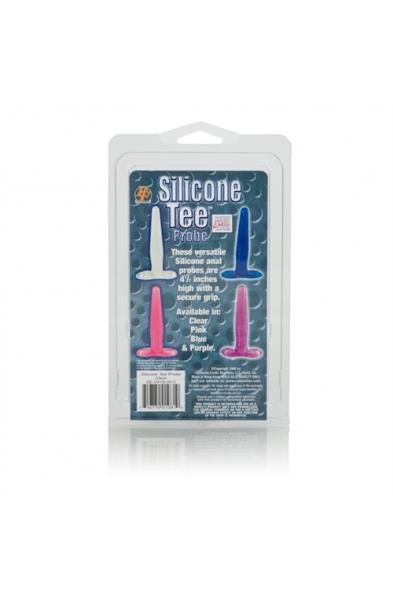 Silicone Tee Probe 4.5 Inches - Clear