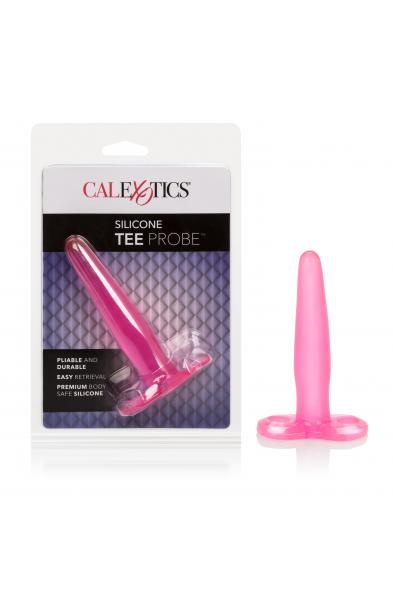 Silicone Tee Probe 4.5 Inches - Pink