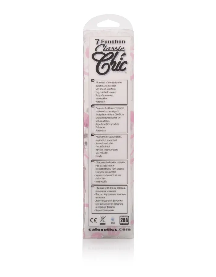 7 Function Classic Chic 6 Inches Vibe - Pink