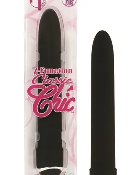 7 Function Classic Chic 6 Inches Vibe - Black