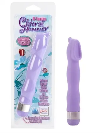 10 Functional Clitoral Hummer - Purple