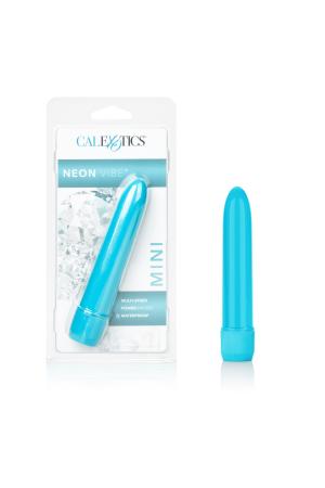 Mini Neon Multi-Speed Vibe 4.5 Inches - Blue