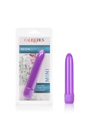 Mini Neon Multi-Speed Vibe 4.5 Inches - Purple