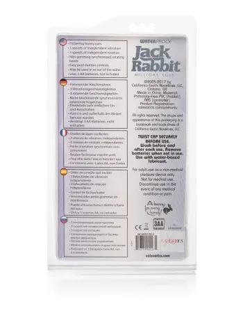 Waterproof Jack Rabbit Clear Float Beads - Clear