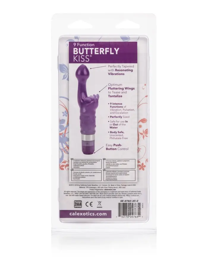 9 Function Butterfly Kiss - Platinum Edition - Purple