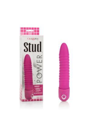 Waterproof Power Stud Ribbed Vibe - Pink