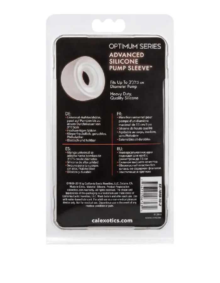 Advanced Silicone Pump Sleeve - Clear