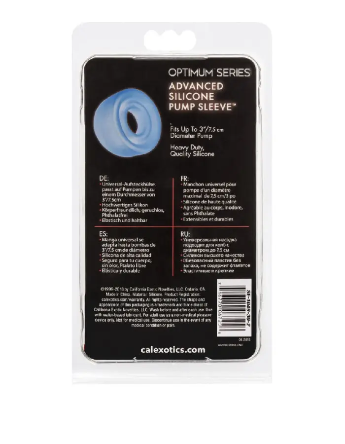 Advanced Silicone Pump Sleeve - Blue