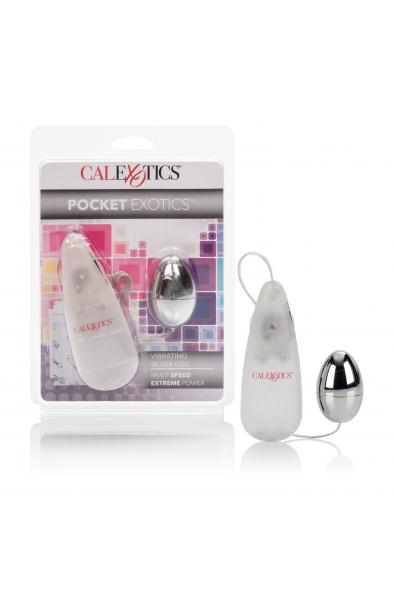 Pocket Exotics Vibrating Egg - Silver