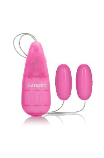 Pocket Exotics Vibrating Double Pink Passion Bullets - Pink