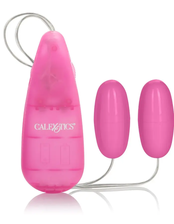Pocket Exotics Vibrating Double Pink Passion Bullets - Pink