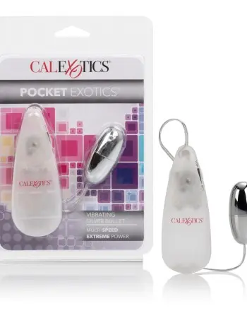 Pocket Exotics Vibrating Silver Bullet
