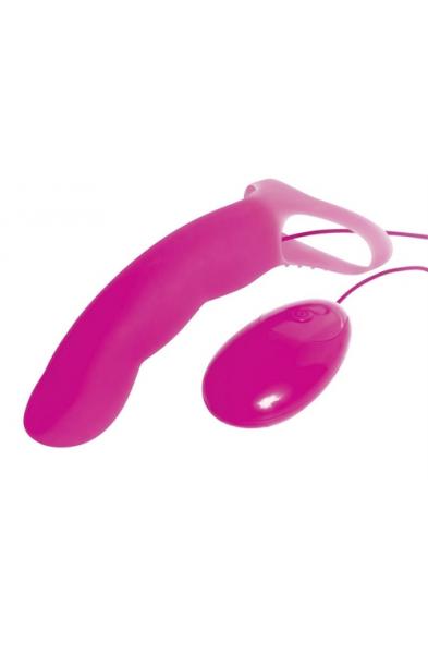 Adam and Eve Silicone G-Spot Touch Finger Vibrator - Pink