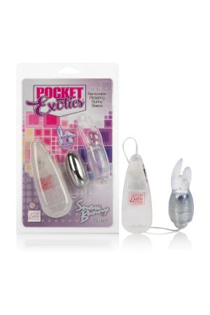 Pocket Exotics Snow Bunny Bullet - Clear