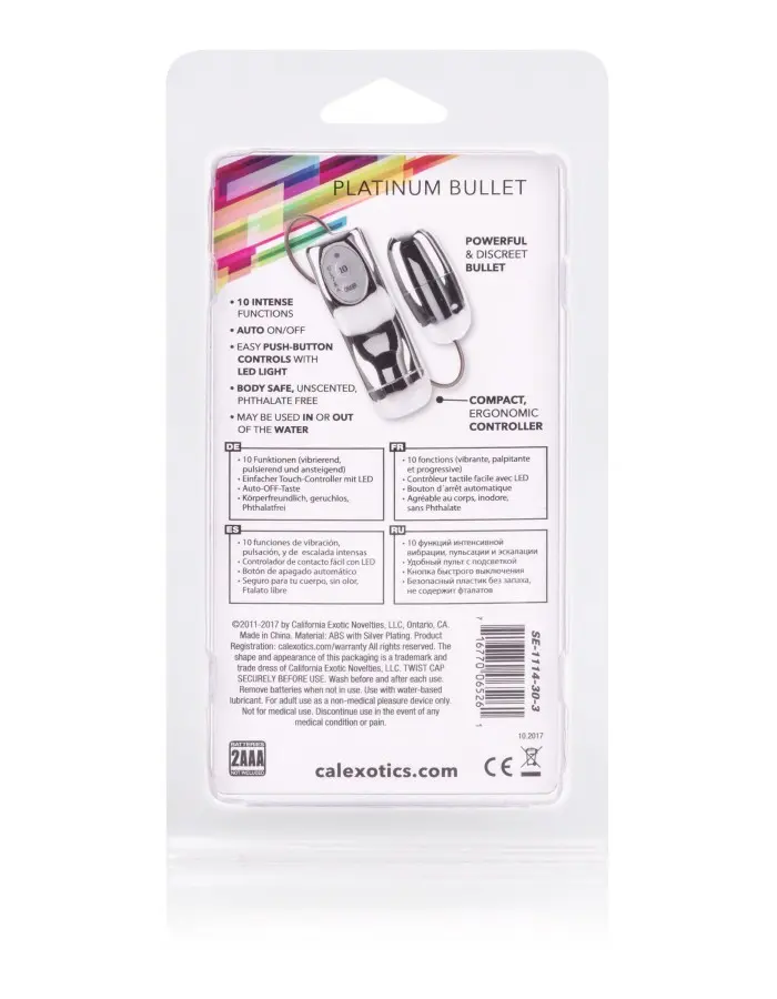 Extreme Pure Gold Power Bullet - Silver