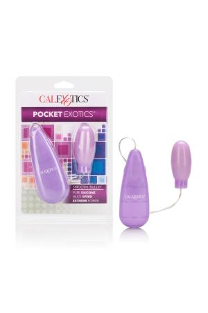 Silicone Slims Vibrating Smooth Bullet - Purple