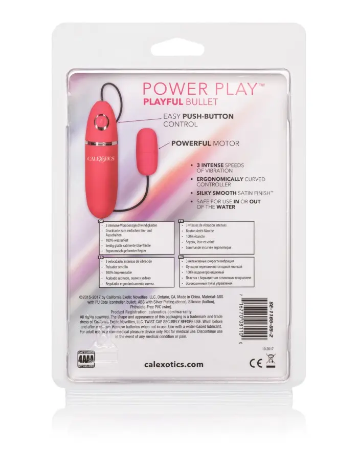 Power Play Playful Bullet - Pink