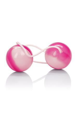 Duotone Orgasm Balls - Pink & White