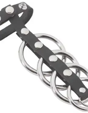 5 Ring Black Rubber Changeable Gates of Hell