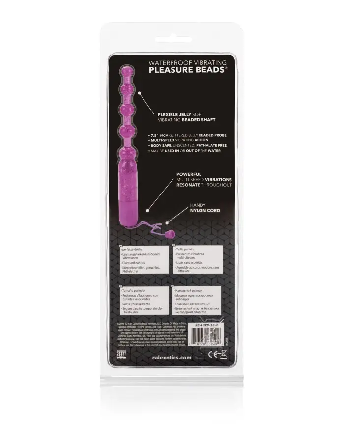 Vibrating Pleasure Beads - Purple