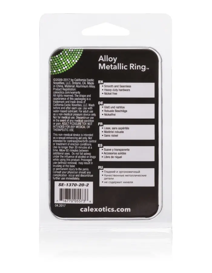 Alloy Metallic Ring - Large