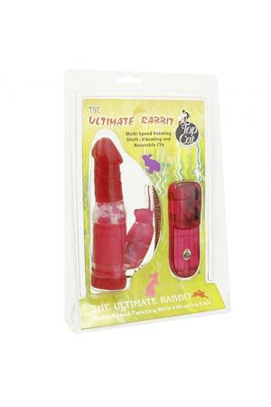 Bunny Pearl Vibrator - Red