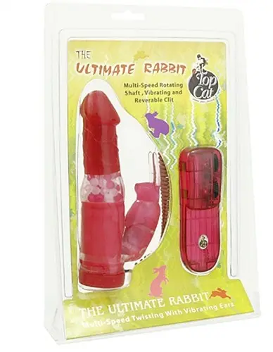 Bunny Pearl Vibrator - Red
