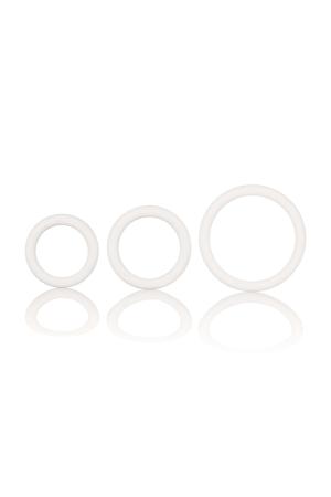 Rubber Ring 3 Piece Set - White