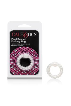 Pearl Beaded Prolong Rings - White