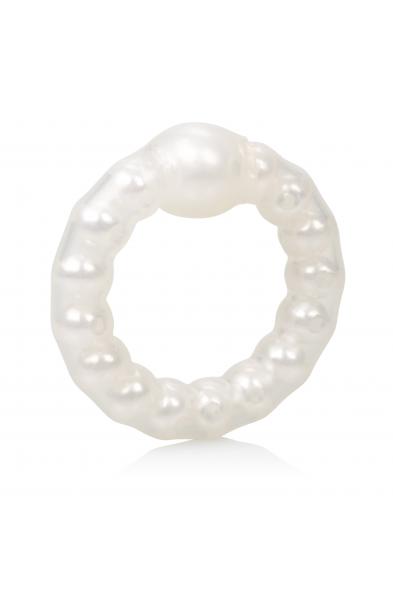 Pearl Beaded Prolong Rings - White