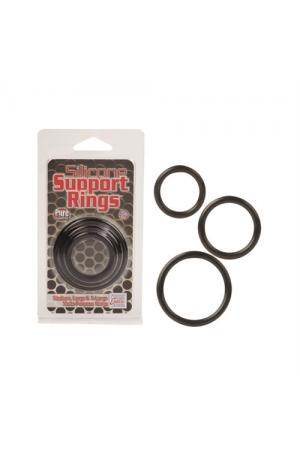 Silicone Support Rings - Black