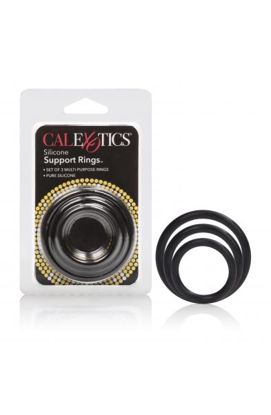 Silicone Support Rings - Black