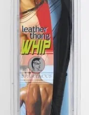 Spiked Thong Whip 20in