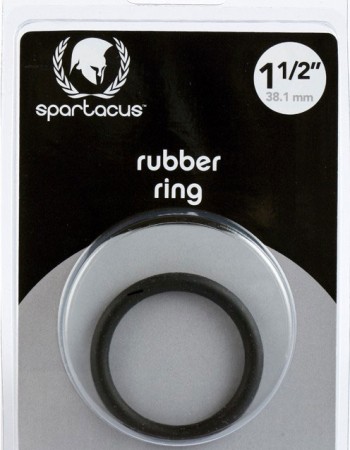 1.5 Inch Rubber C-Ring - Black