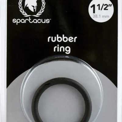 1.5 Inch Rubber C-Ring - Black