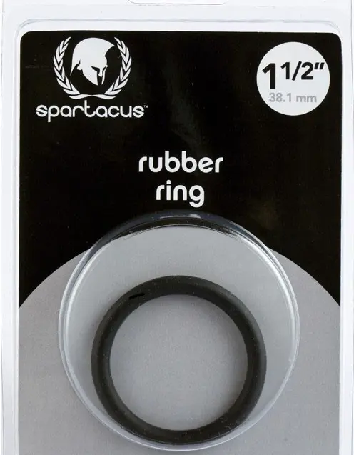 1.5 Inch Rubber C-Ring - Black