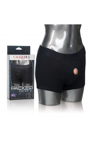 Packer Gear Boxer Brief Harness  - Medium/large - Black