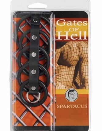 5 Ring Black Rubber Gates of Hell